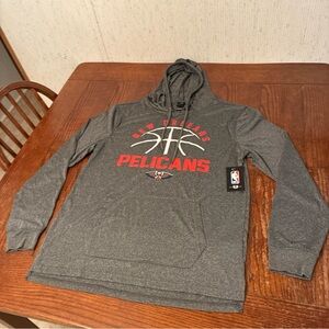 New Orleans Pelicans NBA Hoodie Men’s M Lightweight Long Sleeve Basketball NWT